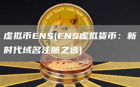 虚拟币NS - NS虚拟货币：新时代域名注册之选